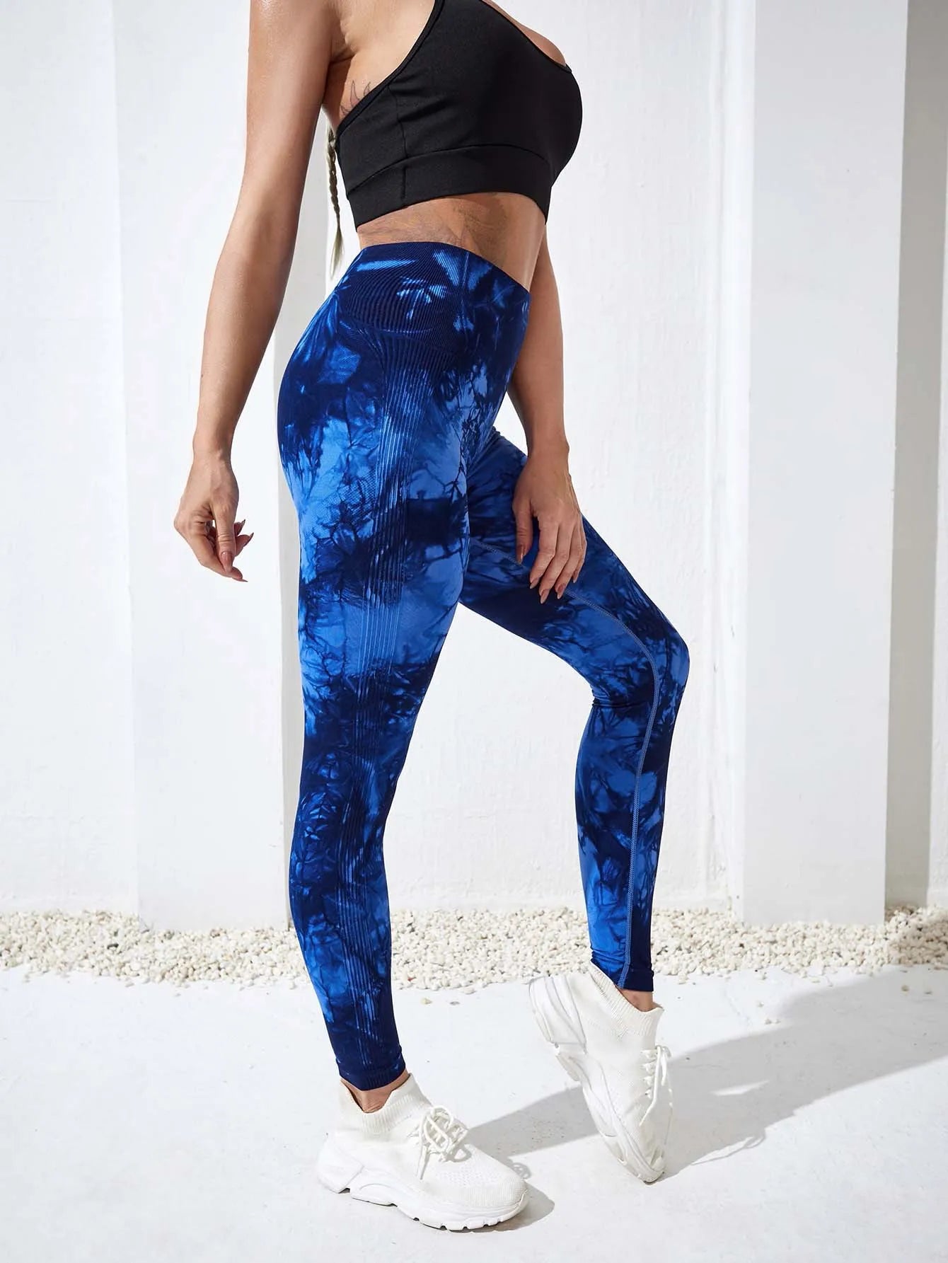 Tie Dye Yoga Pants Sport Leggings Women Seamless High Waist Push Up Woman Tights Fitness Workout Leggins Gym Clothing 2023 New