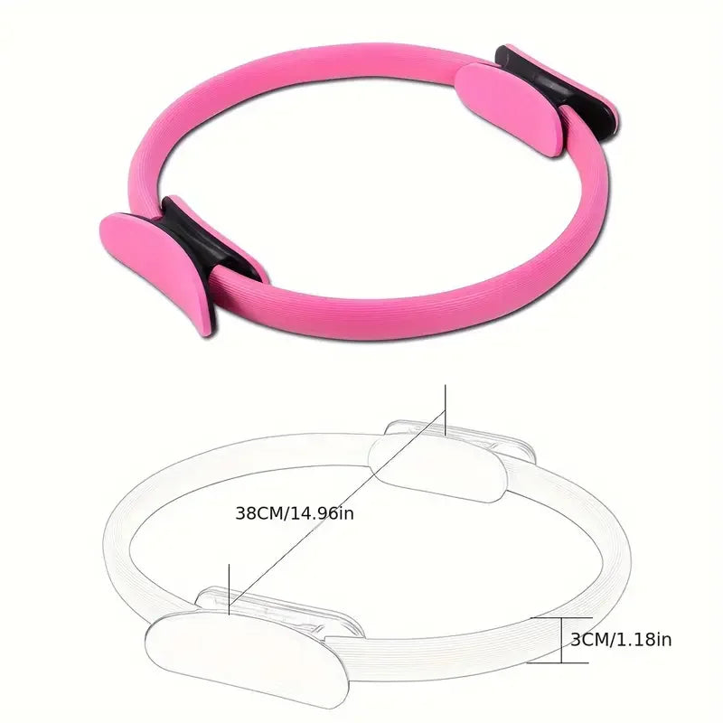 Brand New Yoga Fitness Ring Circle Pilates Women Girl Exercise Home Resistance Elasticity Gym Workout Accessories