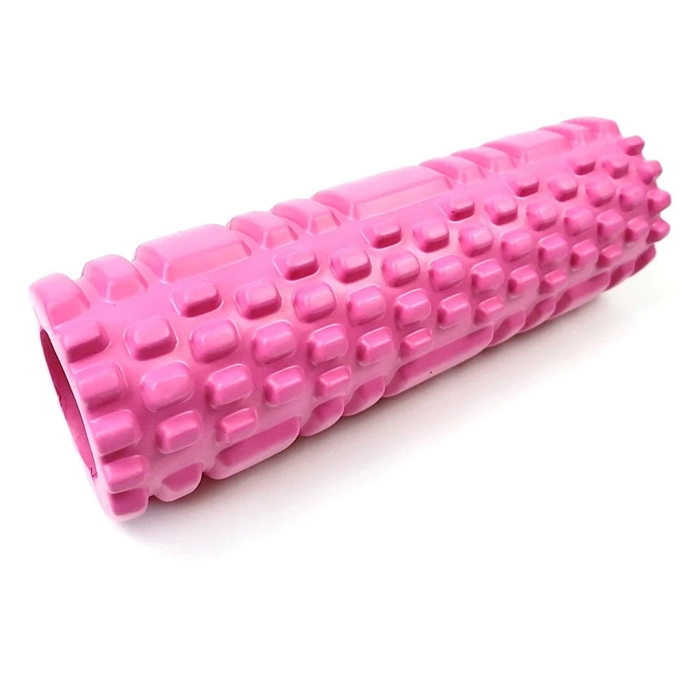 30cm Yoga Column Foam Fitness Muscle Training Pilates Sports Massage Foam Roller Grid Trigger Point Therapy Home Gym Exercise