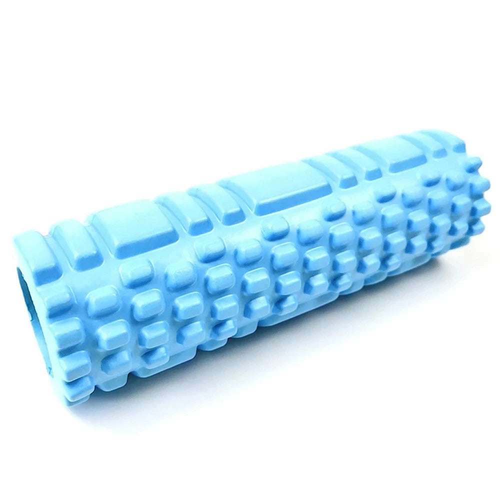 30cm Yoga Column Foam Fitness Muscle Training Pilates Sports Massage Foam Roller Grid Trigger Point Therapy Home Gym Exercise